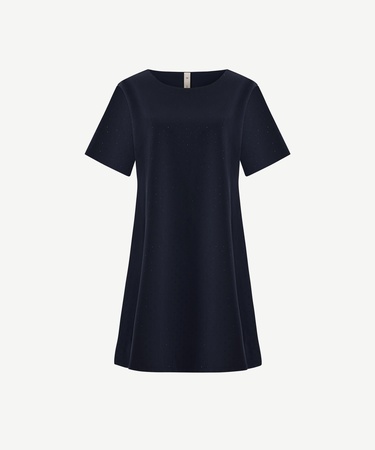  YARGICI Kolsuz Mini Elbise