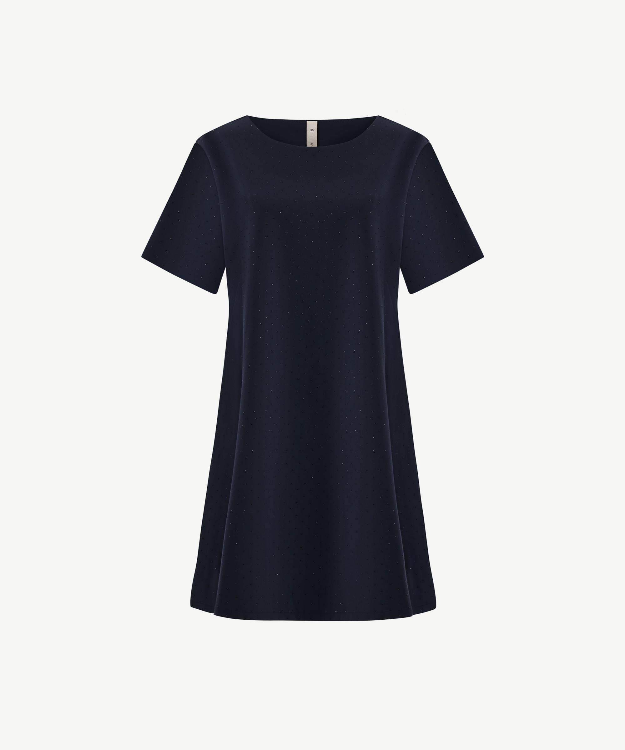  YARGICI Kolsuz Mini Elbise