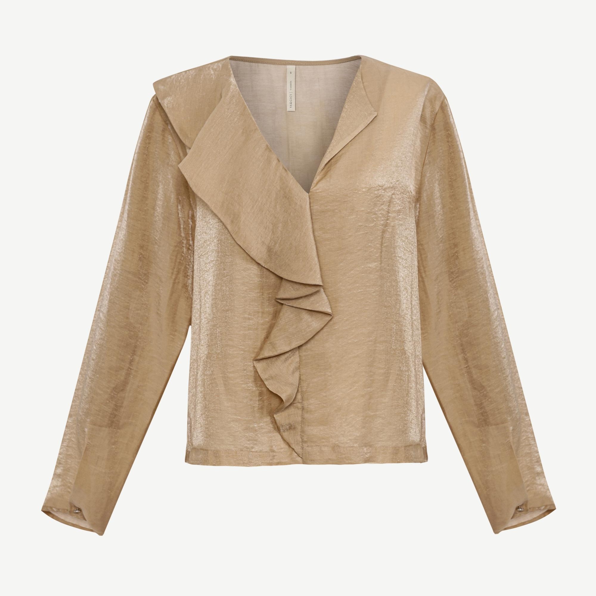 YARGICI Regular V Yaka Uzun Kol Bluz