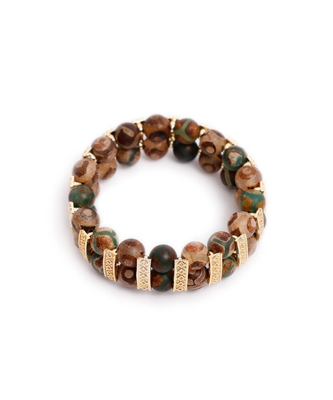  YARGICI Dokulu Ve Doğal Taş İçerikli Bileklik