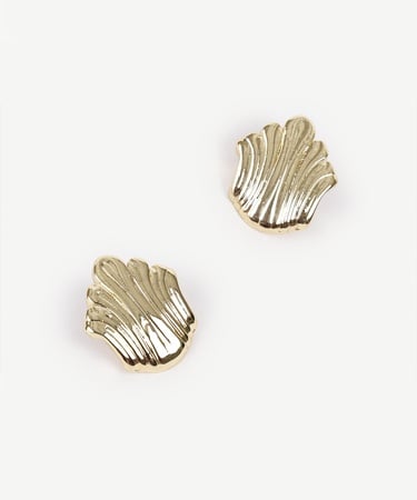  YARGICI Etnik Formlu Gold Küpe