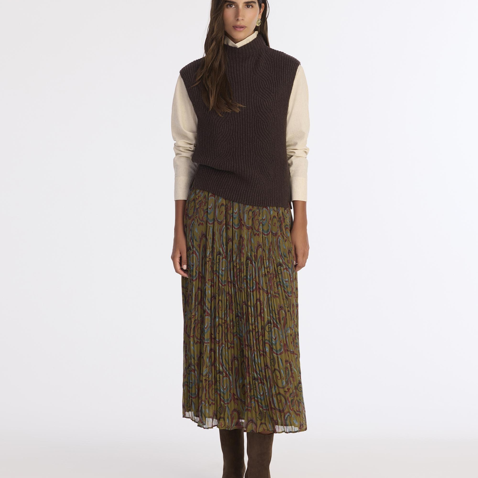 YARGICI Kloş Normal Bel Etek