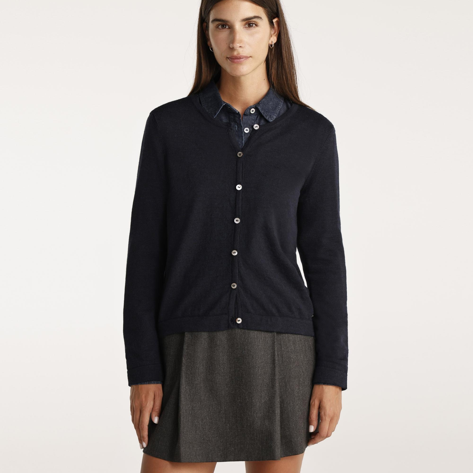 YARGICI Bisiklet Yakalı Hırka