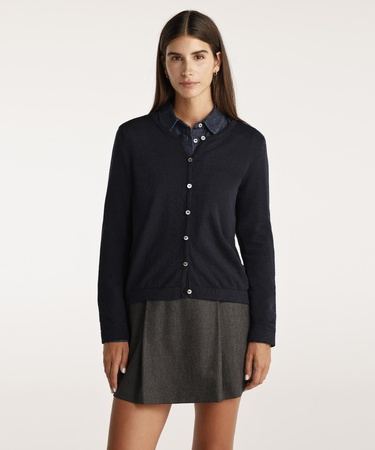  YARGICI Bisiklet Yakalı Hırka