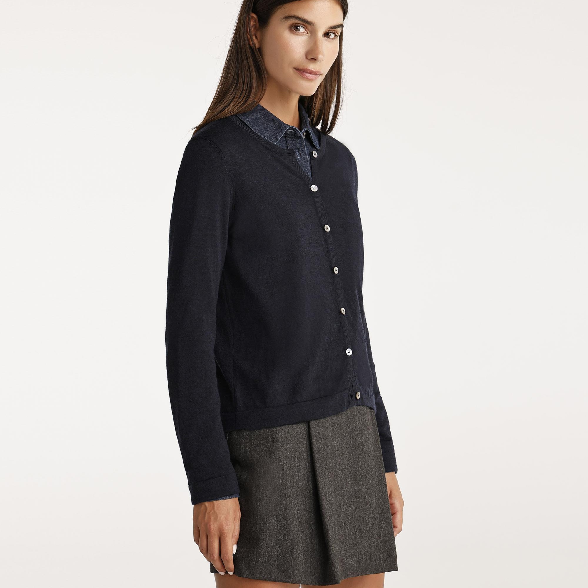 YARGICI Bisiklet Yakalı Hırka