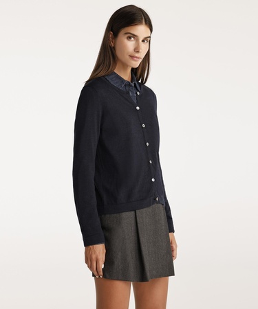  YARGICI Bisiklet Yakalı Hırka