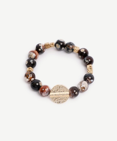  YARGICI Akik Ve Lav Taşı İçerikli Bileklik