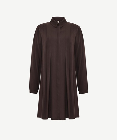  YARGICI Bol Gömlek Yaka Uzun Kol Elbise