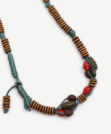  YARGICI Ahşap Boncuklu Uzun Kolye