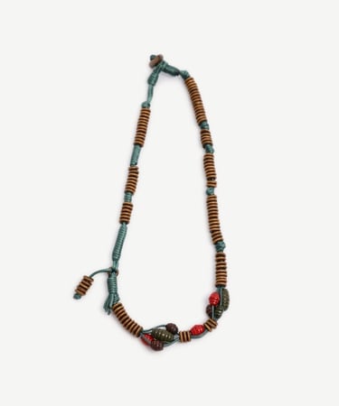  YARGICI Ahşap Boncuklu Uzun Kolye