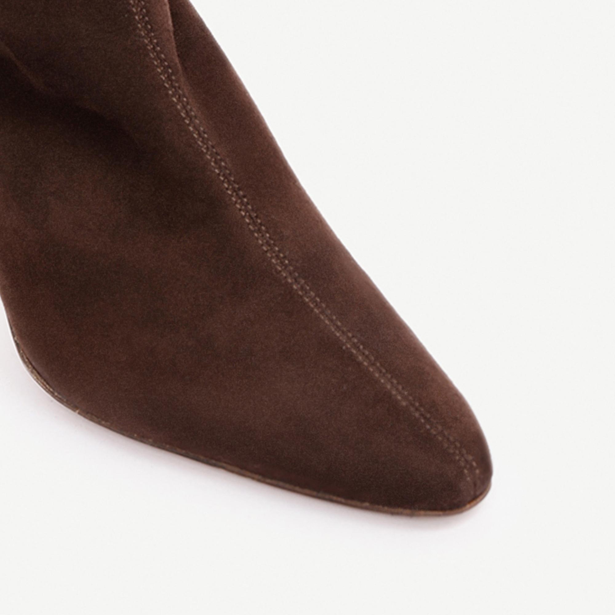 YARGICI Yumuşak Strech Deri Çizme