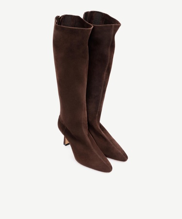  YARGICI Yumuşak Strech Deri Çizme