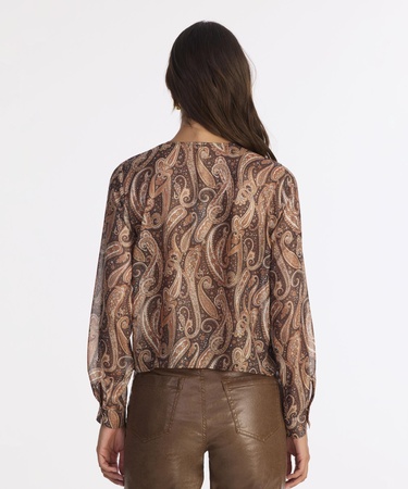  YARGICI Regular V Yaka Uzun Kol Bluz