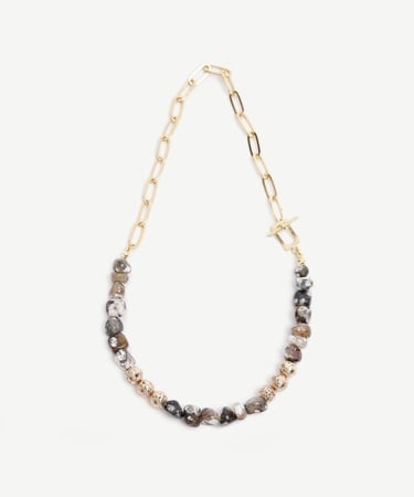  YARGICI Akik İçerikli Kolye