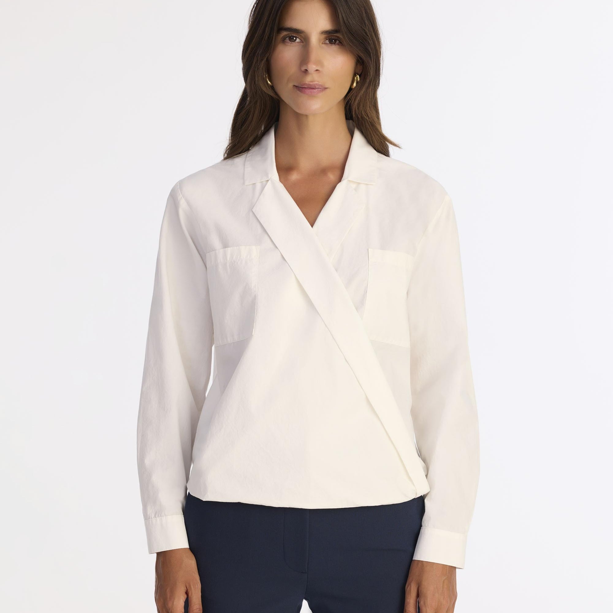 YARGICI Regular Kırlangıç Yaka Uzun Kol Bluz