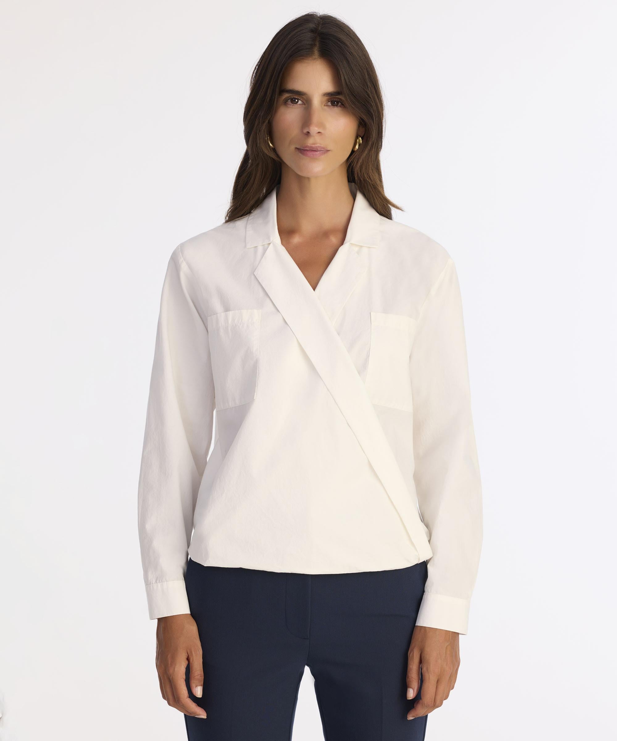  YARGICI Regular Kırlangıç Yaka Uzun Kol Bluz