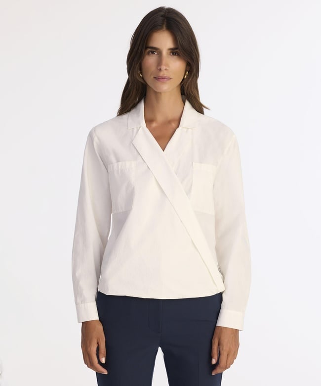  YARGICI Regular Kırlangıç Yaka Uzun Kol Bluz