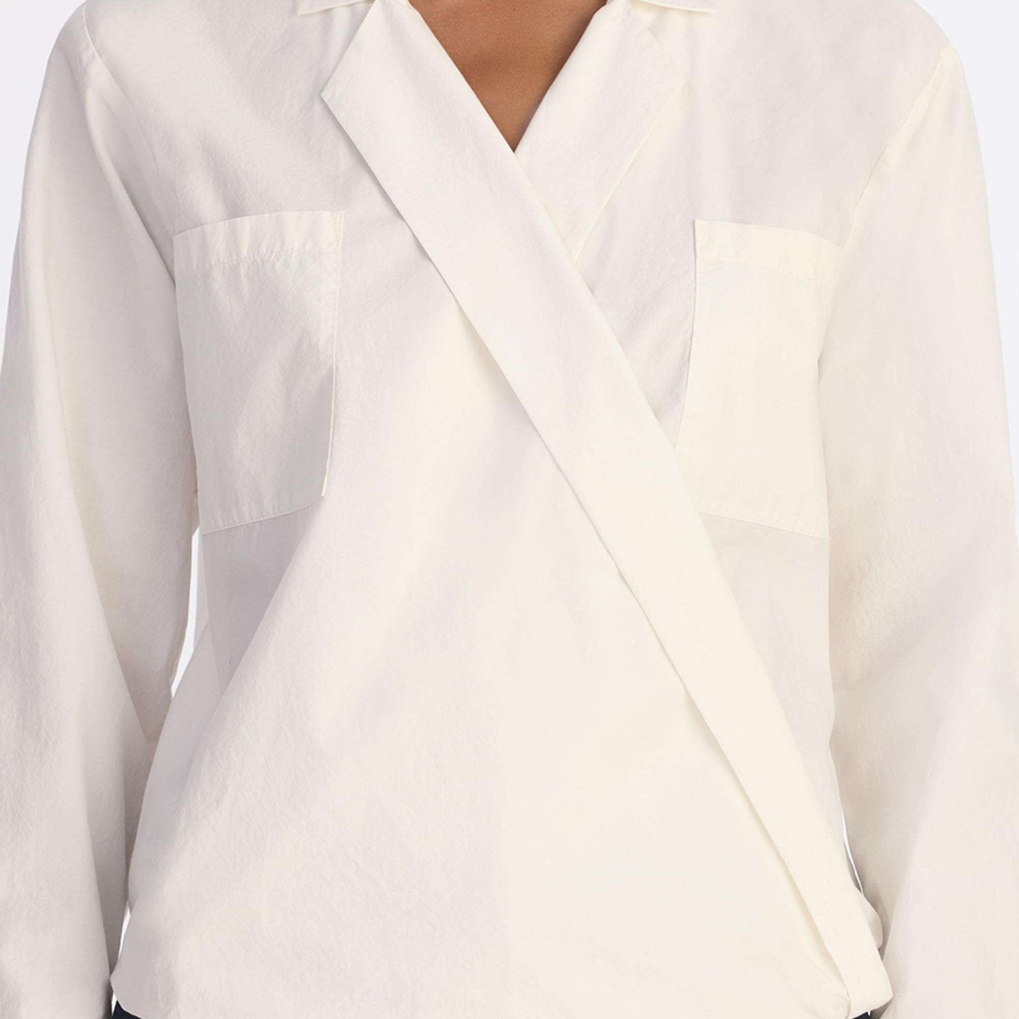 YARGICI Regular Kırlangıç Yaka Uzun Kol Bluz