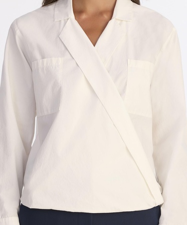  YARGICI Regular Kırlangıç Yaka Uzun Kol Bluz