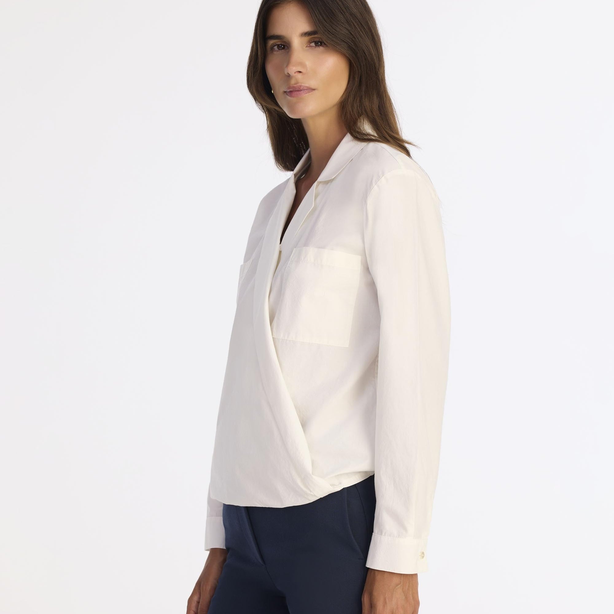 YARGICI Regular Kırlangıç Yaka Uzun Kol Bluz