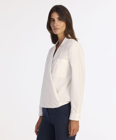  YARGICI Regular Kırlangıç Yaka Uzun Kol Bluz