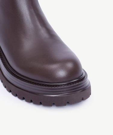  YARGICI Trock Detaylı Deri Çizme