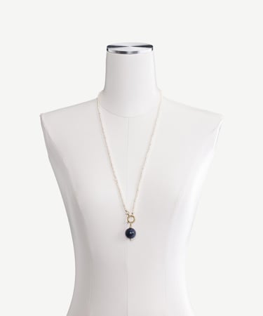  YARGICI Barok İnci Detaylı Kolye