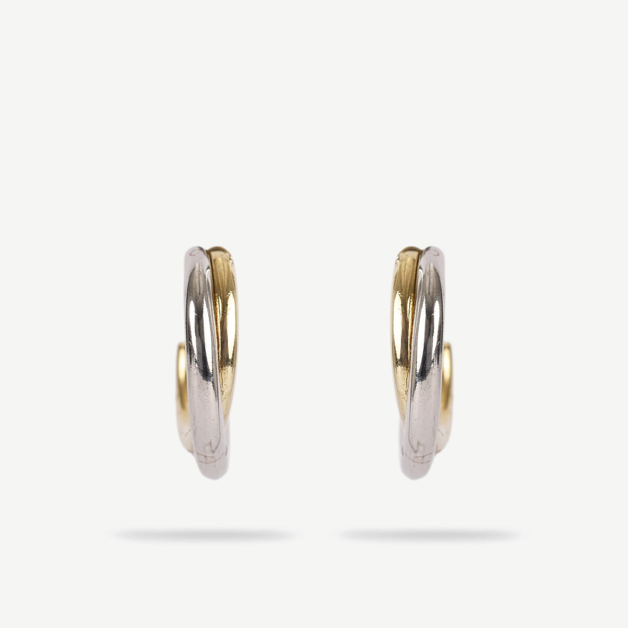 YARGICI Gold Ve Silver Renkli Halka Küpe