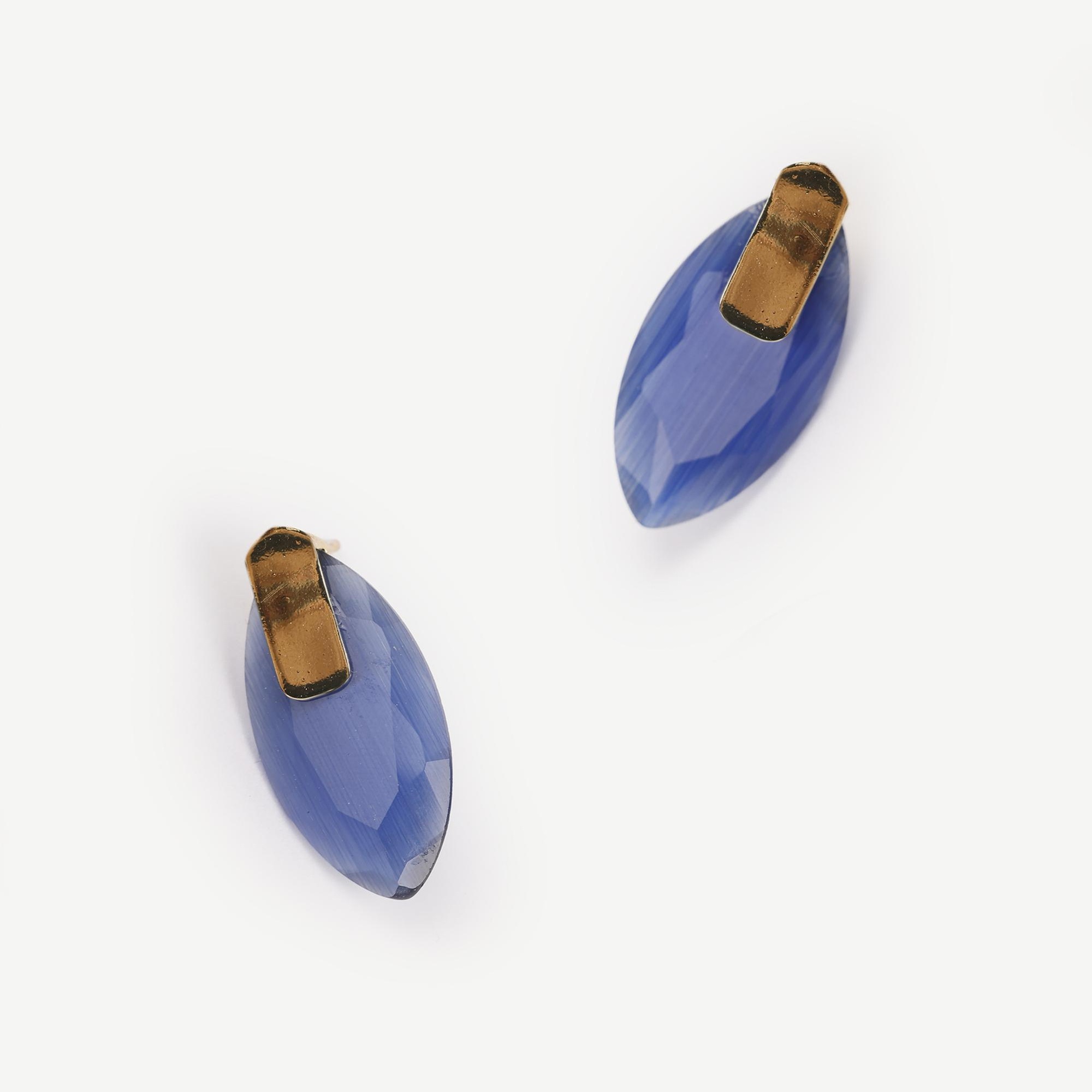 YARGICI Damla Formlu Doğal Taş Küpe