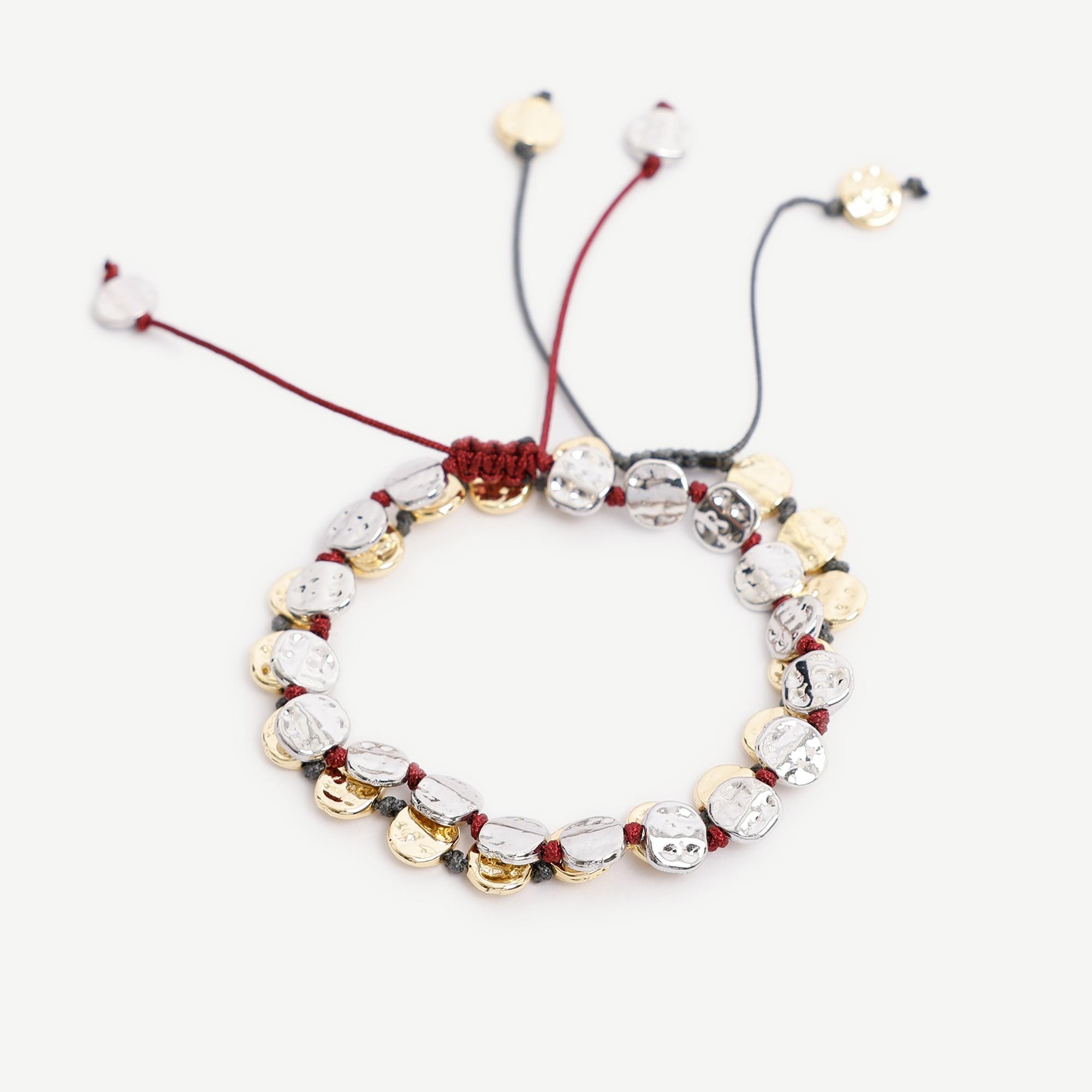 YARGICI Gold Ve Silver Detaylı Bileklik Seti