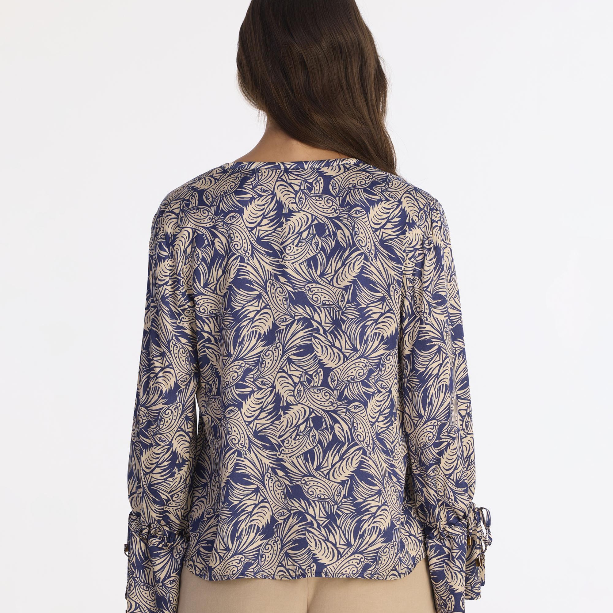 YARGICI Regular V Yaka Uzun Kol Bluz