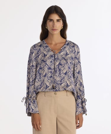  YARGICI Regular V Yaka Uzun Kol Bluz