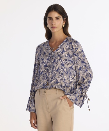  YARGICI Regular V Yaka Uzun Kol Bluz