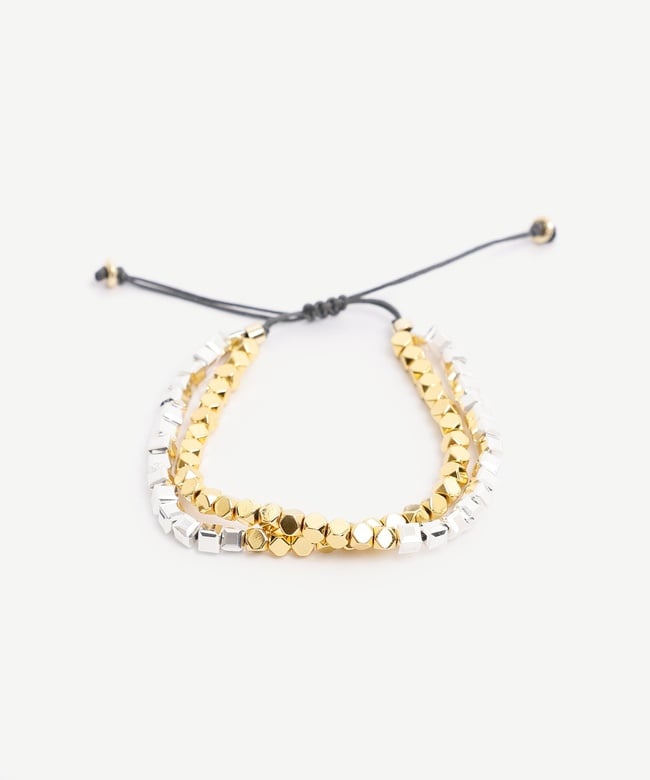  YARGICI Hematit Detaylı Ayarlanabilir Bileklik Seti