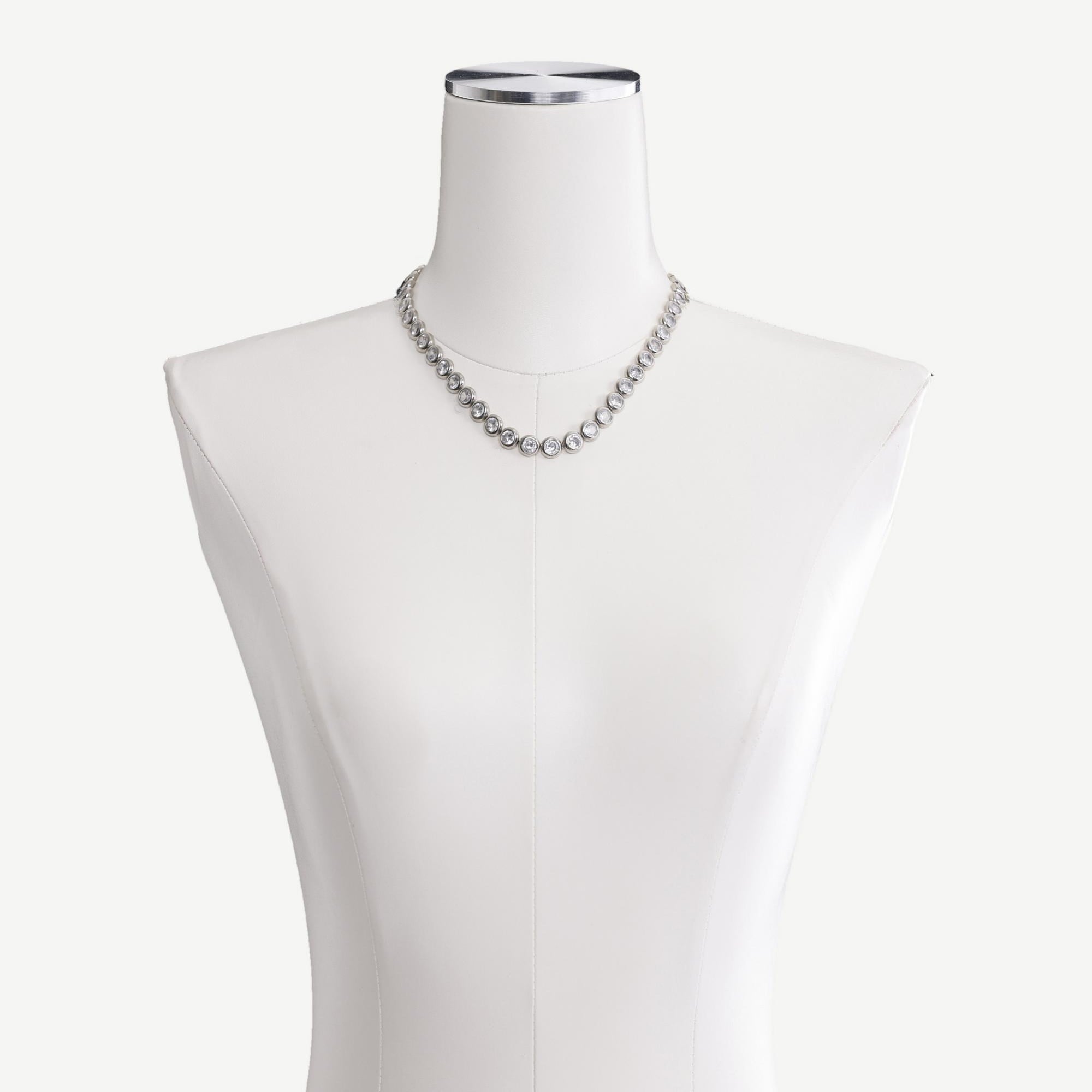 YARGICI Yuvarlak Kesim Cam Kolye