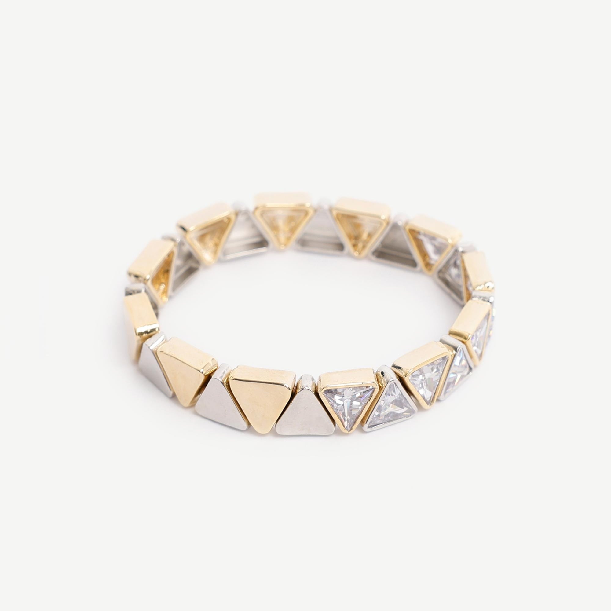 YARGICI Cam Taş Detaylı Lastik Bileklik