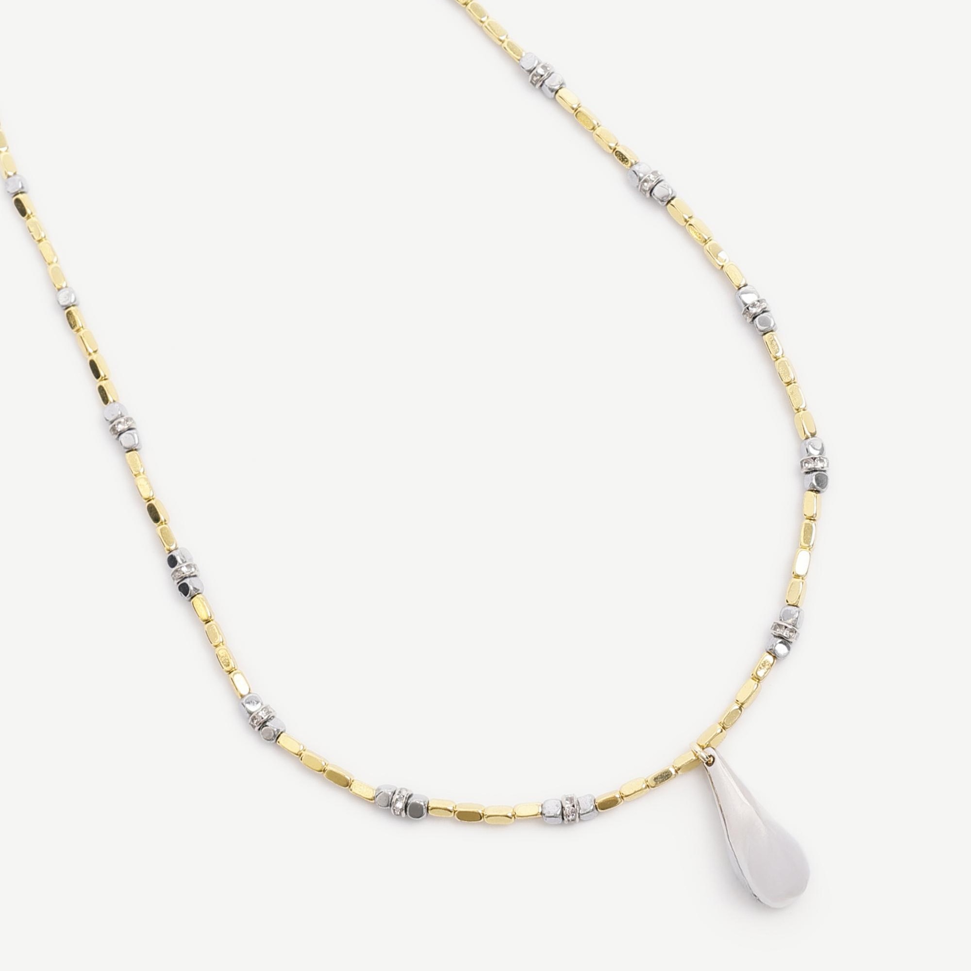 YARGICI Hematit İçerikli Uzun Kolye