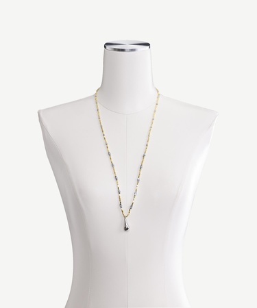  YARGICI Hematit İçerikli Uzun Kolye