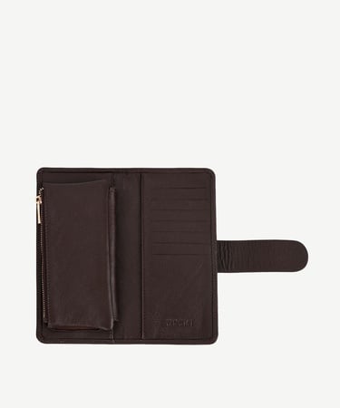  YARGICI Kapama Detaylı Deri Cüzdan