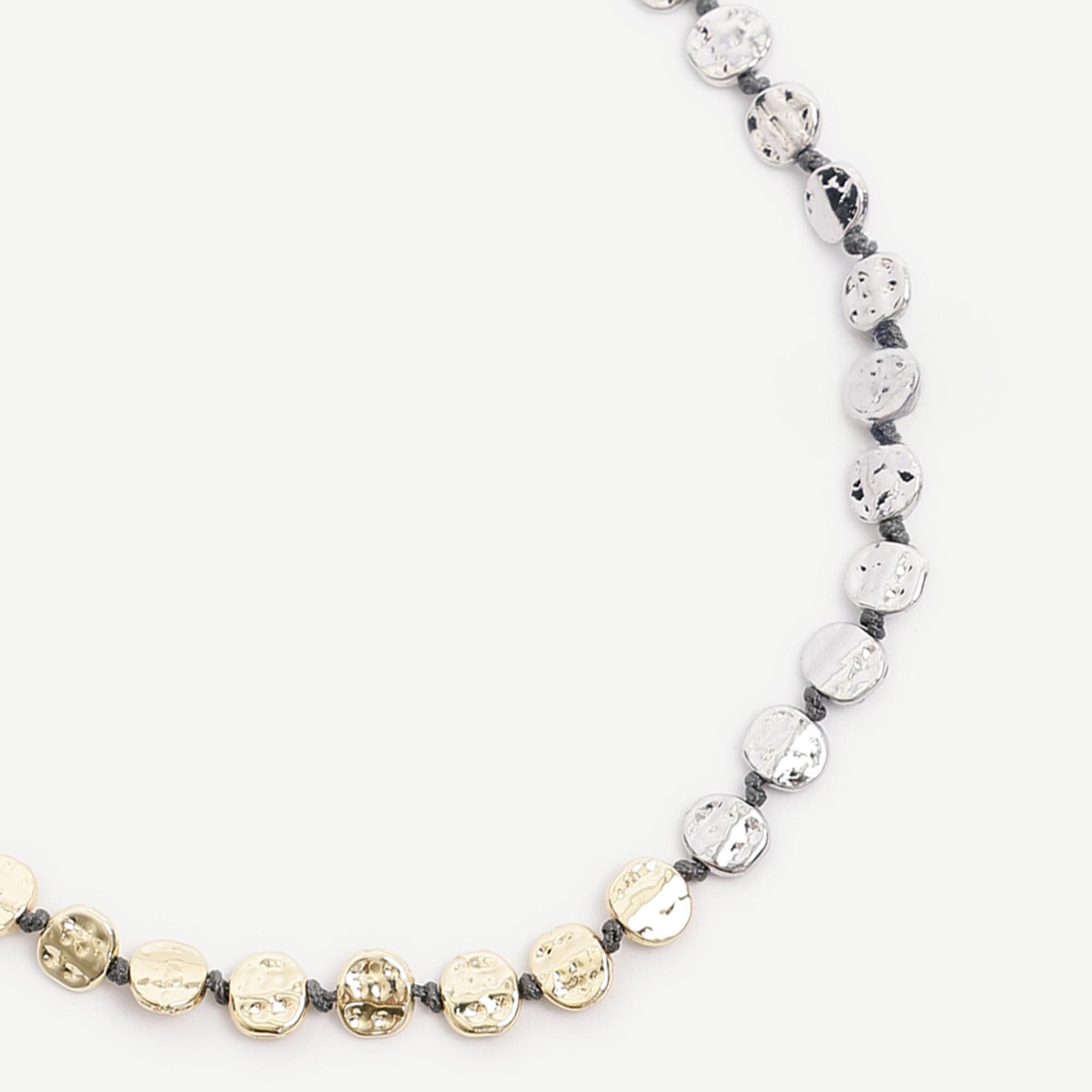 YARGICI Gold Ve Silver Detaylı Kolye