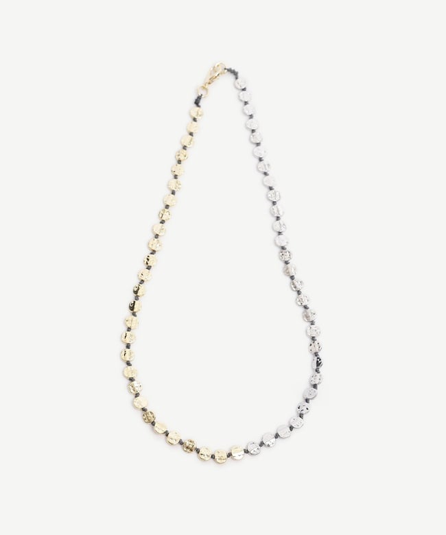  YARGICI Gold Ve Silver Detaylı Kolye