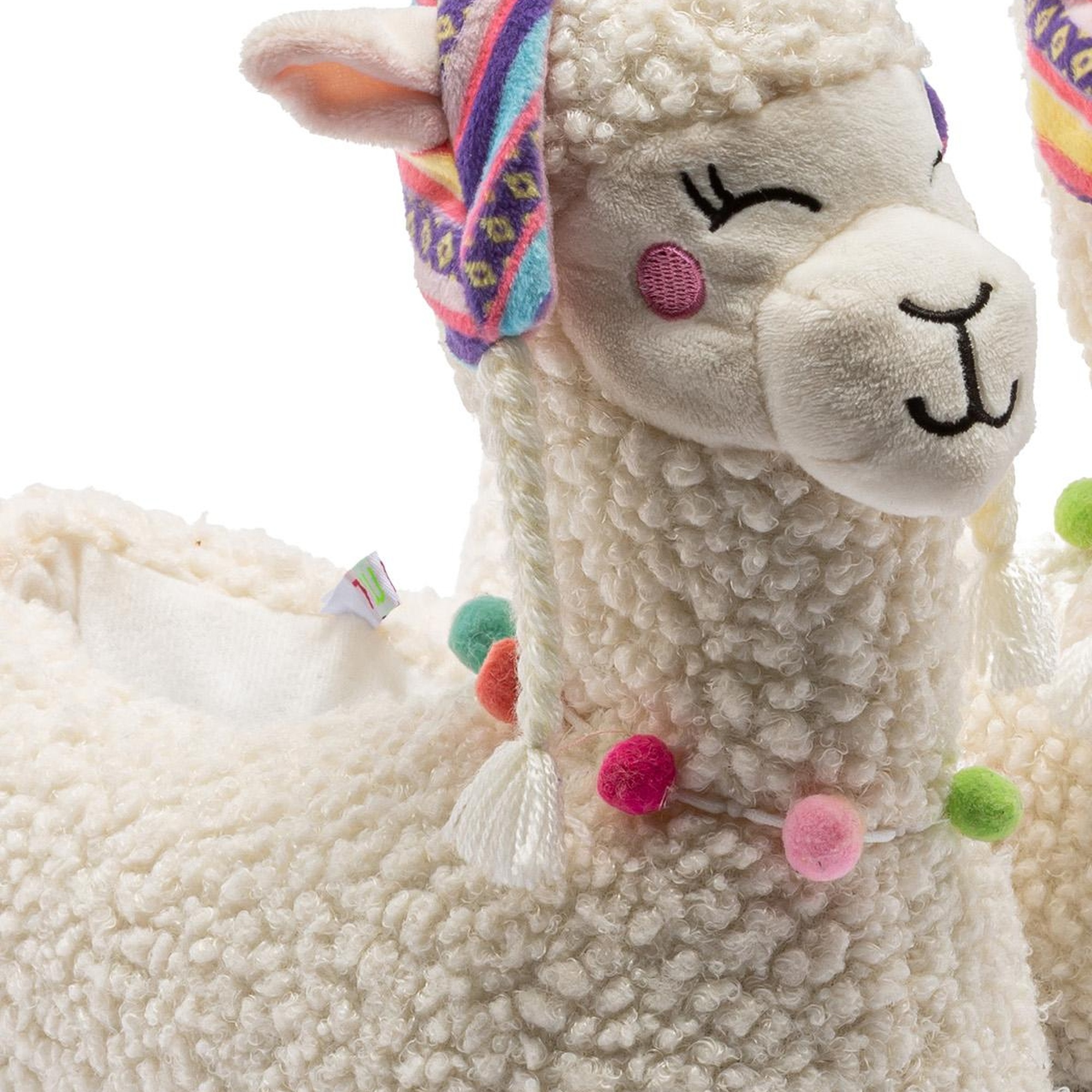 Lama Kadın Hayvanlı Panduf Beyaz 36/41