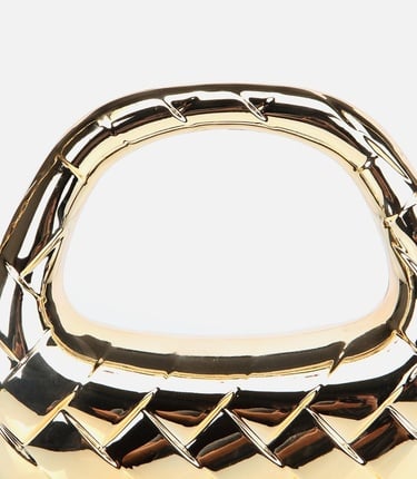  Kadın Gold Metalik Dokulu Portföy Çanta