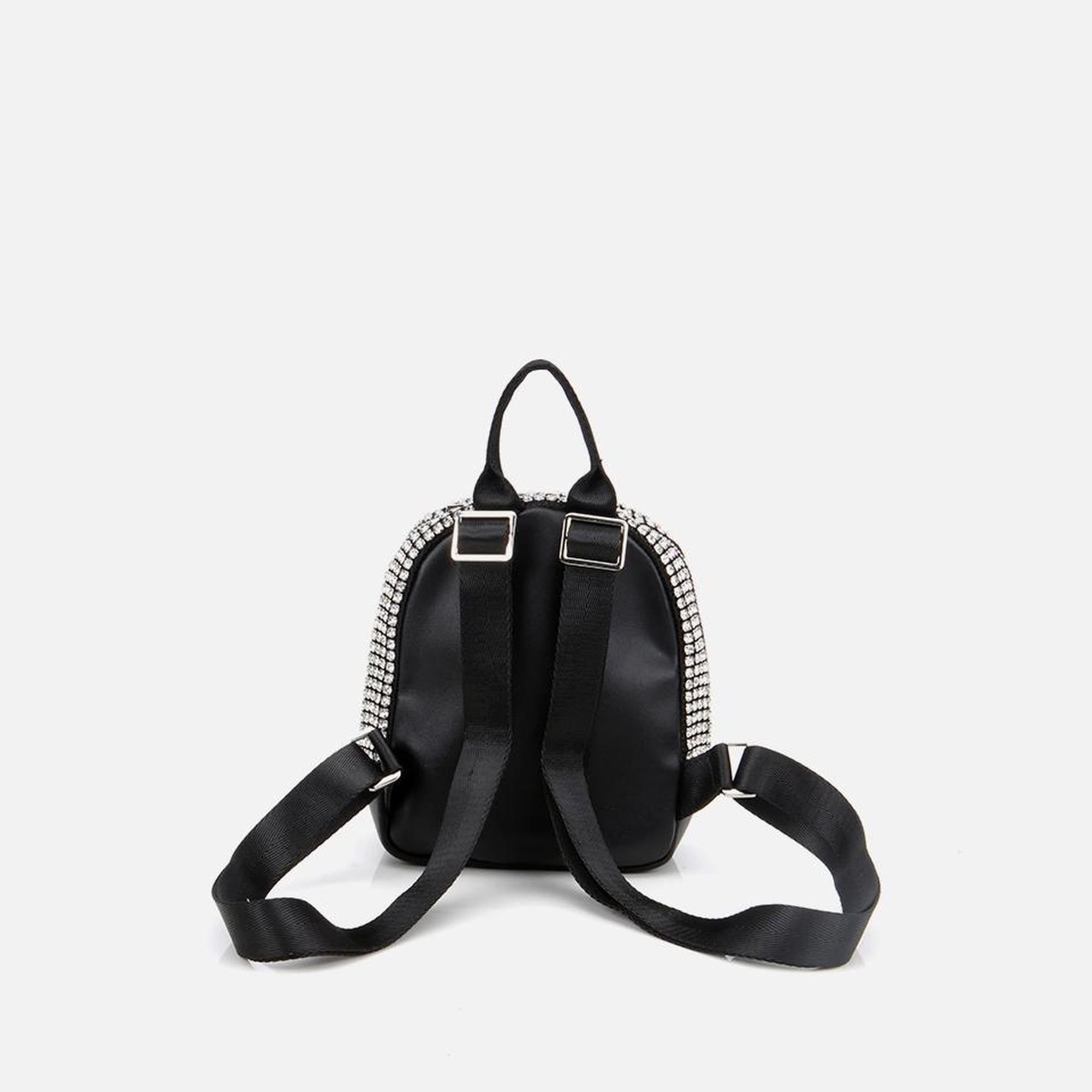 Kadın Gri Taşlı Sırt Çantası