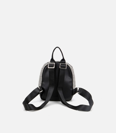  Kadın Gri Taşlı Sırt Çantası