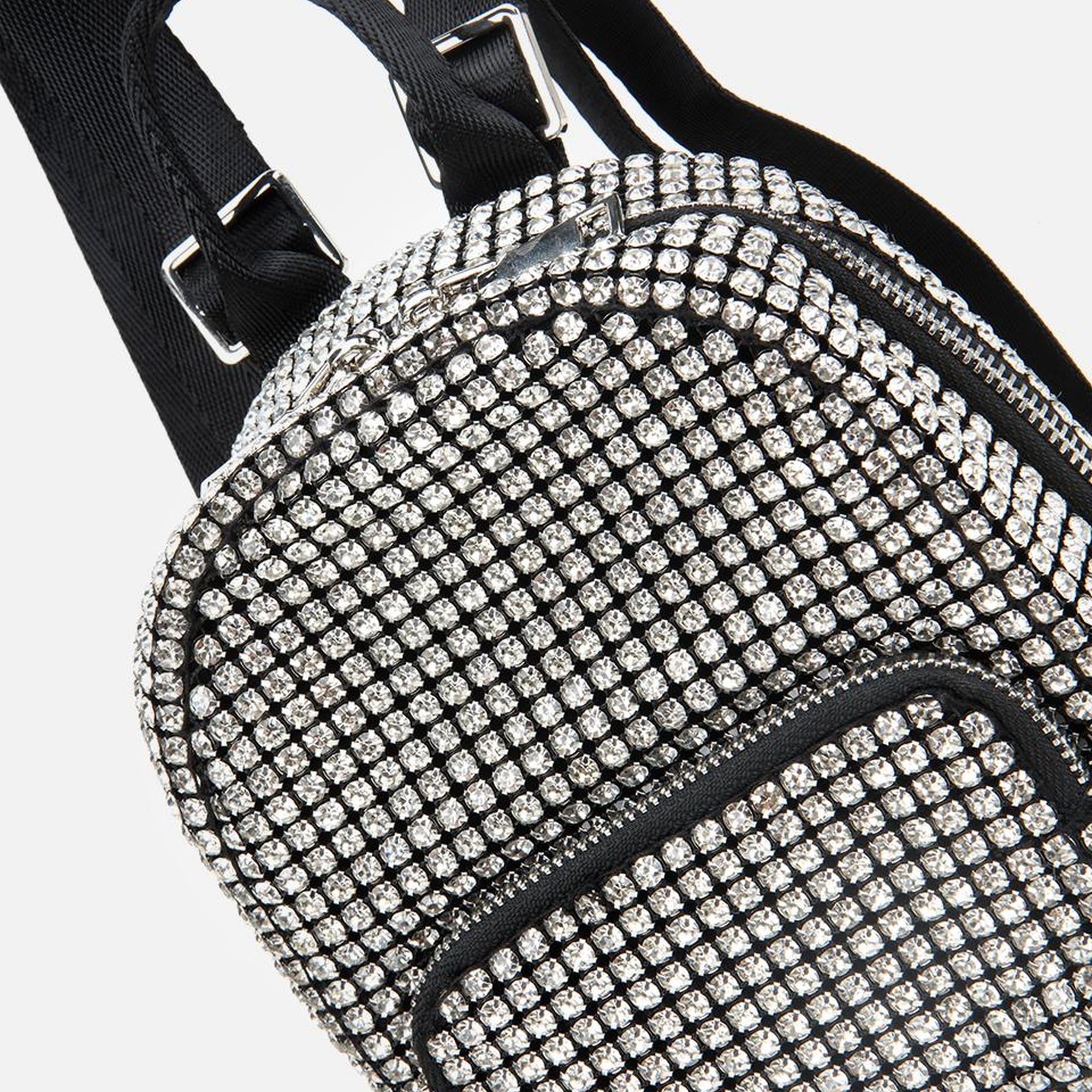 Kadın Gri Taşlı Sırt Çantası