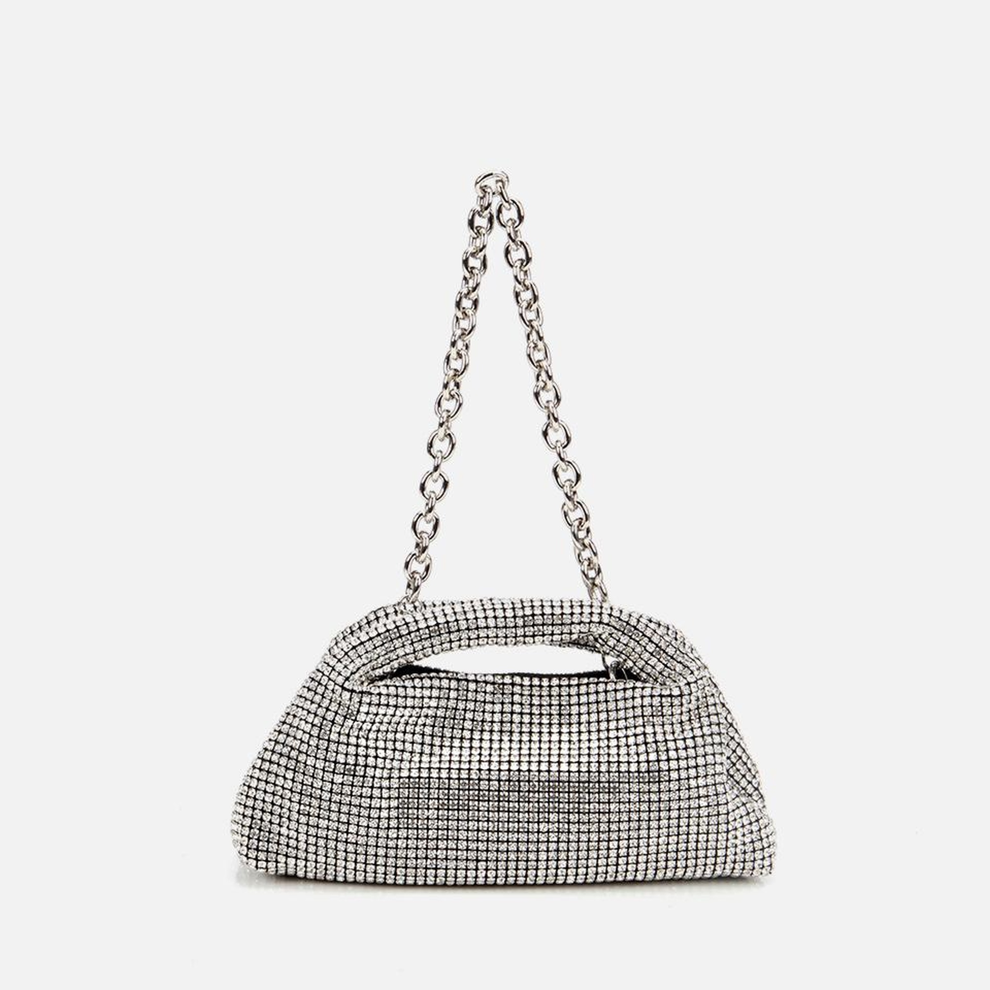 Kadın Lame Taşlı Portföy Çanta