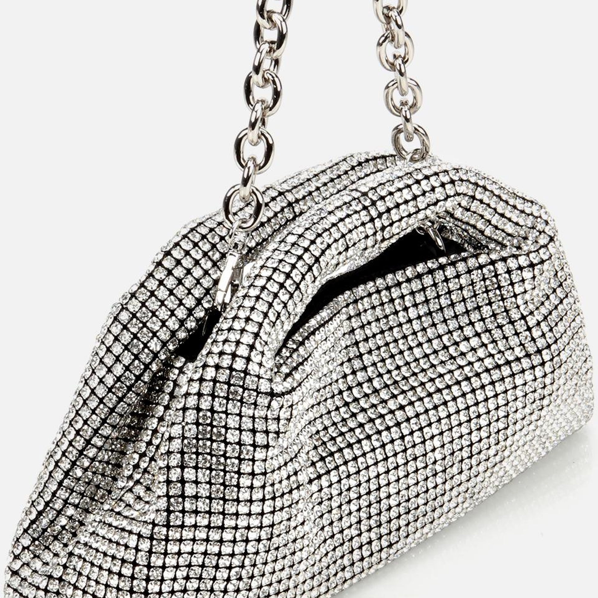 Kadın Lame Taşlı Portföy Çanta