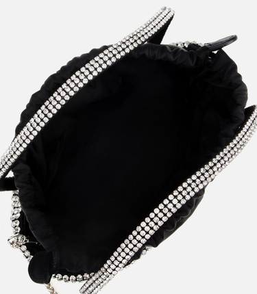  Kadın Siyah Taşlı Portföy Çanta