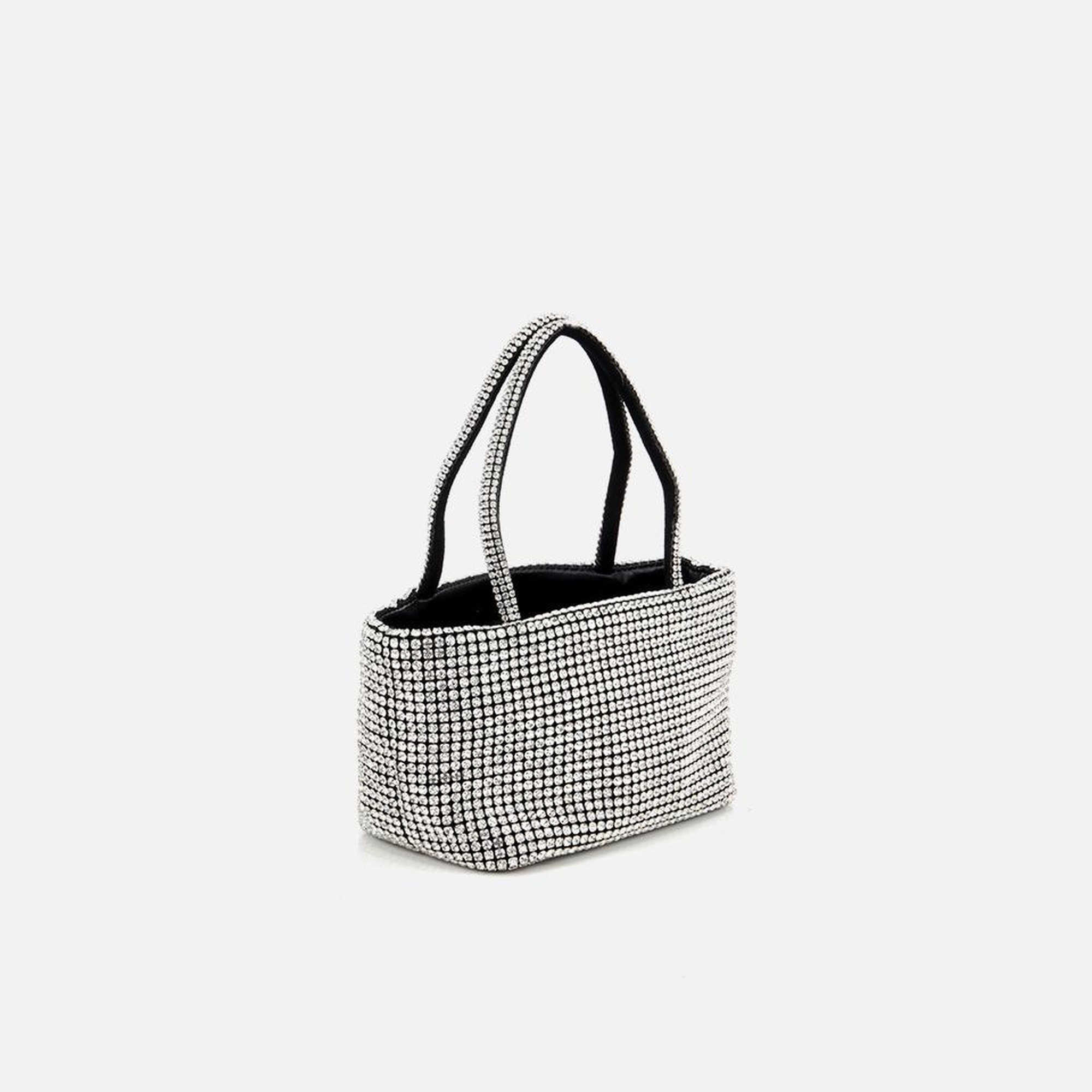 Kadın Siyah Taşlı Portföy Çanta